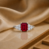Classic Emerald Cut Ring in 10K Gold