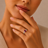 Classic Emerald Cut Ring in 10K Gold