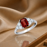 Classic Emerald Cut Ring in 10K Gold