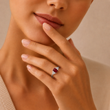 Classic Emerald Cut Ring in 10K Gold