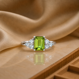 Classic Emerald Cut Ring in 10K Gold