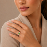 Classic Emerald Cut Ring in 10K Gold