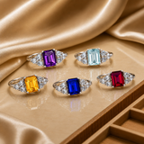 Classic Emerald Cut Ring in 10K Gold