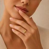Classic Emerald Cut Ring in 10K Gold