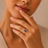 Classic Emerald Cut Ring in 10K Gold