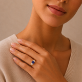 Classic Emerald Cut Ring in 10K Gold