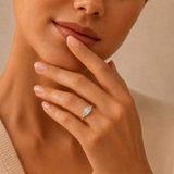 Classic Emerald Cut Ring in 10K Gold