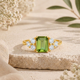 Classic Emerald Cut Ring in 10K Gold