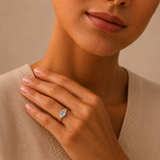 Classic Emerald Cut Ring in 10K Gold