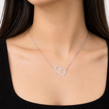 10K Gold Initial Letter Pendant Necklace