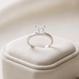 1.5 Carat Princess Cut Cubic Zirconia Solitaire Ring in 14K Gold