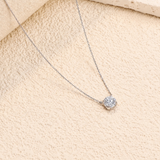Created with Swarovski® Zirconia 10K Gold Solitaire Pendant