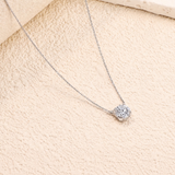 Created with Swarovski® Zirconia 10K Gold Solitaire Pendant