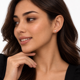 Created with Swarovski® Zirconia  14K Gold Pear Stud Earrings