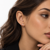 Created with Swarovski® Zirconia  14K Gold Pear Stud Earrings