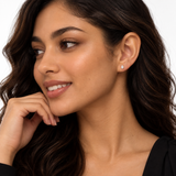 Created with Swarovski® Zirconia  14K Gold Pear Stud Earrings