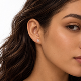 Created with Swarovski® Zirconia  14K Gold Pear Stud Earrings