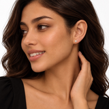 Created with Swarovski® Zirconia  14K Gold Pear Stud Earrings