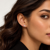 Created with Swarovski® Zirconia 14K Gold Emerald-Cut Stud EarringsZirconia