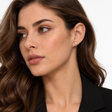 Created with Swarovski® Zirconia 14K Gold Heart Earrings
