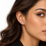 Created with Swarovski® Zirconia 14K Gold Emerald-Cut Stud EarringsZirconia