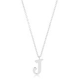 Miniature Initial Necklace in 10k Gold