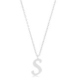 Miniature Initial Necklace in 10k Gold