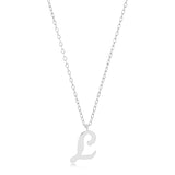 Miniature Initial Necklace in 10k Gold