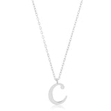 Miniature Initial Necklace in 10k Gold