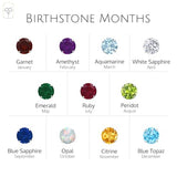 Classic 6mm Gemstone Round Stud Earrings in 14K Gold
