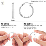2MM Tube Classic Hoops in 14K Gold