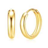 Bold 3mm Click-Top Hoops in 10k Gold