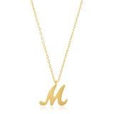 Miniature Initial Necklace in 10k Gold
