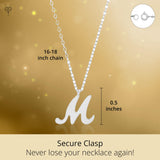 Miniature Initial Necklace in 10k Gold