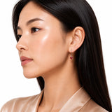 7MM Princess Cut Drop Earrings in 925 Silver