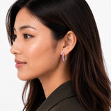 25MM Inside-Out Hoops in 925 Silver