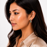 25MM Inside-Out Hoops in 925 Silver