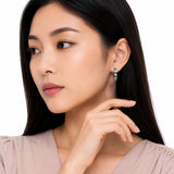 20MM Marquise Hoops  in 925 Silver