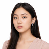 20MM Marquise Hoops  in 925 Silver
