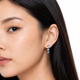 20MM Marquise Hoops  in 925 Silver