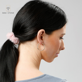 3MM Tube Classic Hoops in 14K Gold