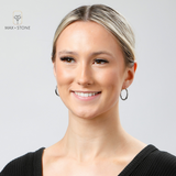 3MM Tube Classic Hoops in 14K Gold