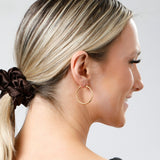 2MM Tube Classic Hoops in 14K Gold