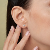 Everyday Cubic Zirconia Studs in 14k Gold
