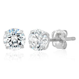 Everyday Cubic Zirconia Studs in 14k Gold