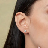 Everyday Cubic Zirconia Studs in 14k Gold