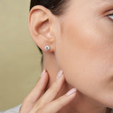 Everyday Cubic Zirconia Studs in 14k Gold