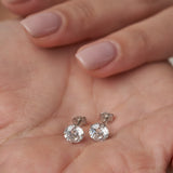 Everyday Cubic Zirconia Studs in 14k Gold