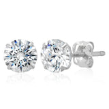 Everyday Cubic Zirconia Studs in 14k Gold