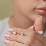 Everyday Cubic Zirconia Studs in 14k Gold